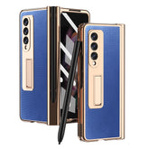 Electroplated Hinge Pen Slot Kevlar Phone Case